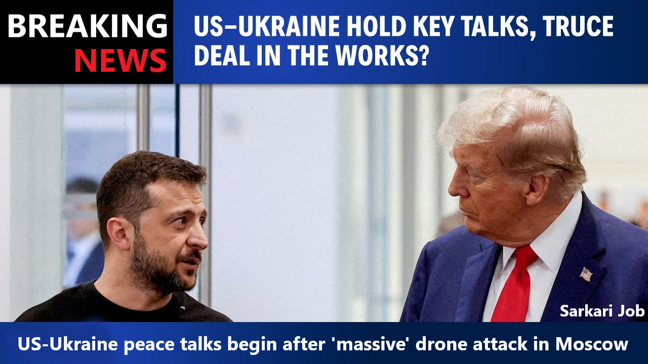 US-Ukraine peace talks begin after 'massive' drone attack in Moscow