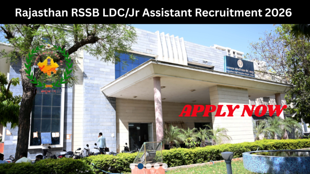 Rajasthan LDC Recruitment 2026
