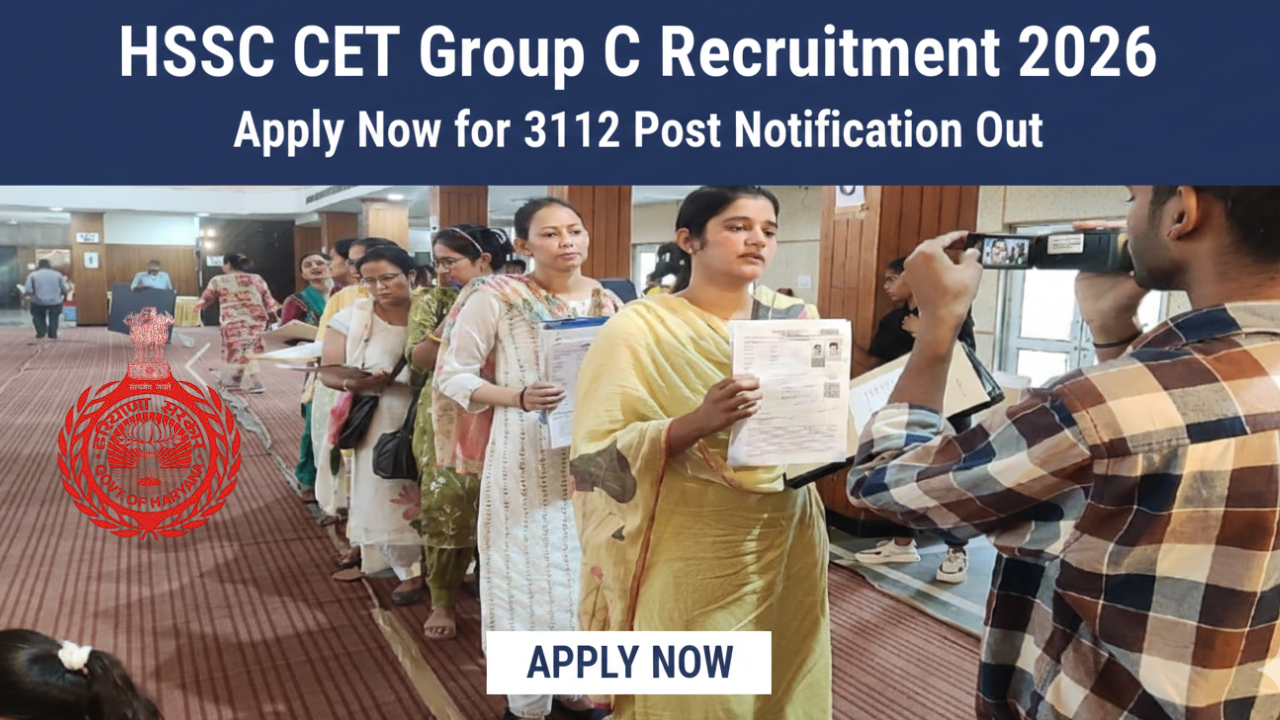 HSSC CET Group C Recruitment 2026