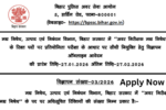 BPSSC Sub Inspector SI Prohibition Recruitment 2026