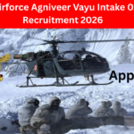 Indian Airforce Agniveer Vayu Intake 01/2027 Online Form