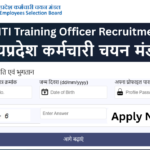 MPESB ITI Training Officer Recruitment 2026