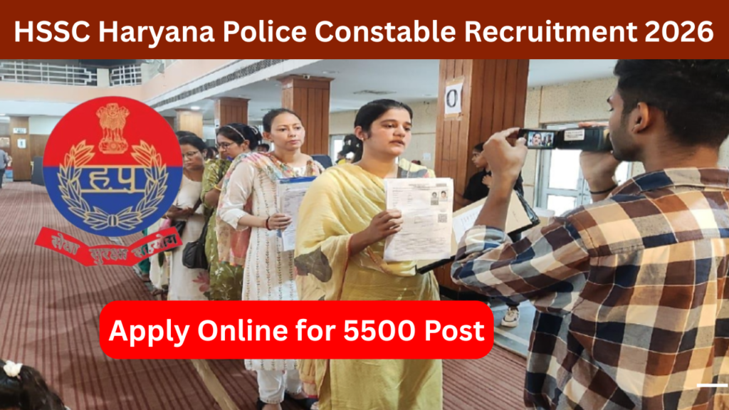 Haryana Police Constable Recruitment 2026