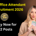 RBI Office Attendant Recruitment 2026