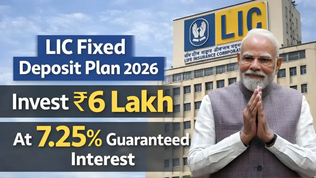 LIC Fixed Deposit Plan 2026, LIC FD Scheme, LIC Investment Plan, Life Insurance Corporation of India, LIC Guaranteed Return Plan, LIC Savings Scheme, LIC Interest Rate 2026, Safe Investment India, Long Term Investment Plan, Fixed Deposit Alternative, LIC Financial Plan, LIC Secure Investment, LIC Policy Benefits, India Investment News